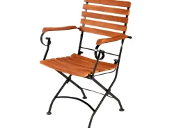 Garden Pleasure Gartenmöbel-Set Wien mit Stühle mit Armlehnen Teak FSC®* Stühle