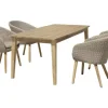 Garden Pleasure Stuhl Visalia 4er-Set Grau FSC®* Stühle