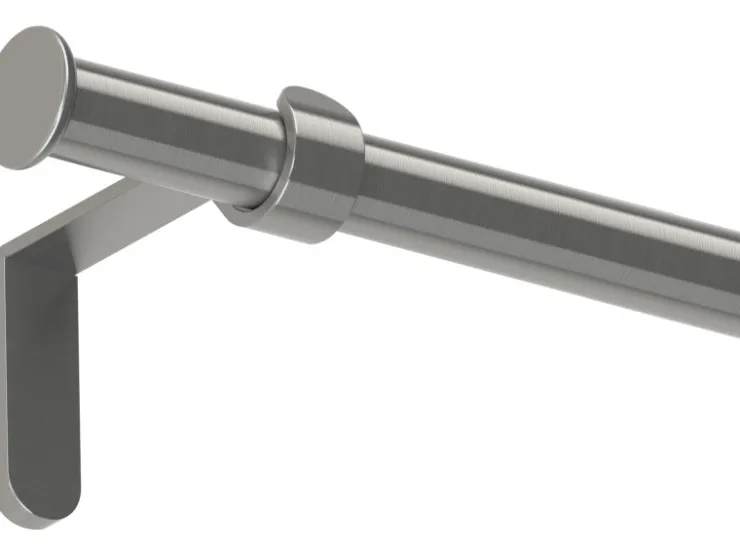 Gardinenstangen-Set Metall optik 160 cm