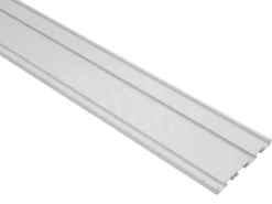 Gardinia Aluminium-Vorhangschiene 3-läufig Weiß 200 cm