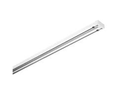 Gardinia Aluminium-Vorhangschienen-Set Lara 2-läufig Weiß 140 - 225 cm* Gardinenschienen