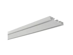 Gardinia Aluminium-Vorhangschiene 2-läufig Weiß 200 cm* Gardinenschienen