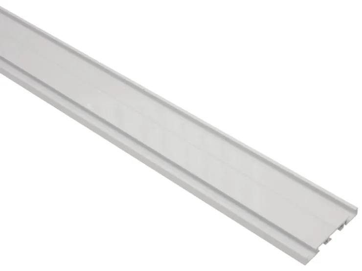 Gardinia Aluminium-Vorhangschiene 2-läufig Weiß 200 cm* Gardinenschienen