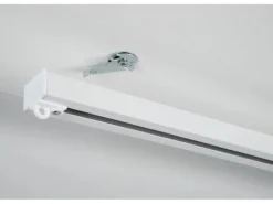 Gardinia Aluminium-Vorhangschienen-Set Luna 1-läufig Weiß 160 cm* Gardinenschienen