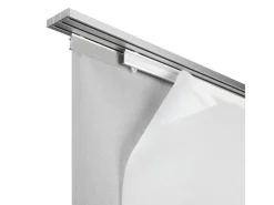 Gardinia Deckenclip für Flächenvorhangschiene 3-läufig Weiß 2-er Pack