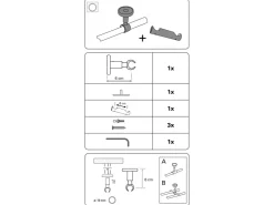 Gardinia Deckenträger Europa für Ø 19 mm -Satin 6 cm* Vorhänge|Gardinen