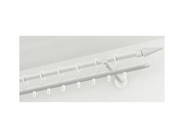 Gardinia Doppel-Kombiträger Chicago für Ø 20 mm offen 8 cm / 6 cm* Vorhänge|Gardinen