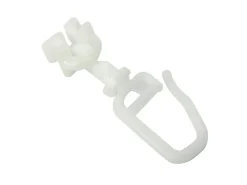 Gardinia Drehgleiter für 6 mm Laufkanal Weiß 20-er Pack* Vorhänge|Gardinen
