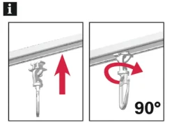 Gardinia Drehgleiter für 6 mm Laufkanal Weiß 20-er Pack* Vorhänge|Gardinen