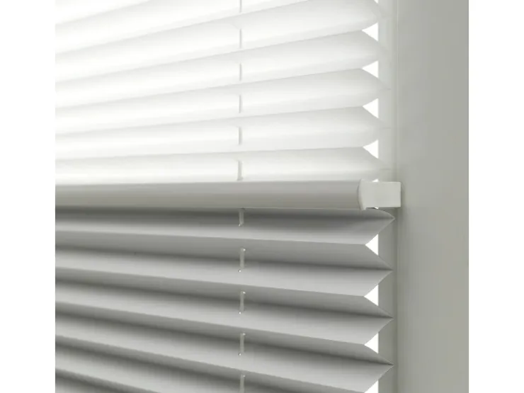 Gardinia Easy Fix Plissee Tag und Nacht Weiß 60 cm x 130 cm* Plissees