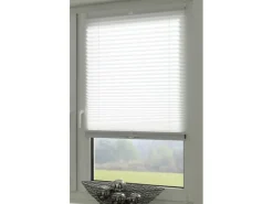 Gardinia Easy Fix Plissee Tag und Nacht Weiß 60 cm x 130 cm* Plissees
