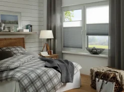 Gardinia Easy Fix Plissee Tag und Nacht Weiß 100 cm x 130 cm* Plissees