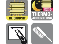 Gardinia Easy Fix Plissee Tag und Nacht Weiß 100 cm x 130 cm* Plissees