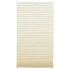 Gardinia EasyFix Plissee mit 2 Bedienschienen 55 cm x 130 cm Elfenbein