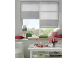 Gardinia Easyfix Raffrollo Magnetisch Grau 70 cm x 140 cm* Raffrollos