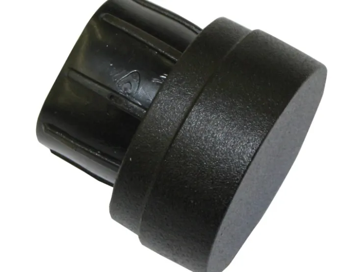 Gardinia Endkappe Industrial Home Ø 25 mm Schwarz 2 Stück* Gardinenstangen|Vorhänge