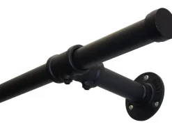 Gardinia Endkappe Industrial Home Ø 25 mm Schwarz 2 Stück* Gardinenstangen|Vorhänge