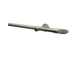 Gardinia Endstück Chicago Elypse für Ø 20 mm Edelstahloptik 2-er Pack* Gardinenstangen