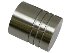 Gardinia Endstück Chicago Zylinder für Ø 20 mm optik 2-er Pack