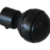 Gardinia Endstück Chicago Kugel für Ø 20 mm Schwarz-Matt 2-er Pack* Seilspanngarnituren