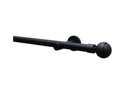 Gardinia Endstück Chicago Kugel für Ø 20 mm Schwarz-Matt 2-er Pack* Seilspanngarnituren