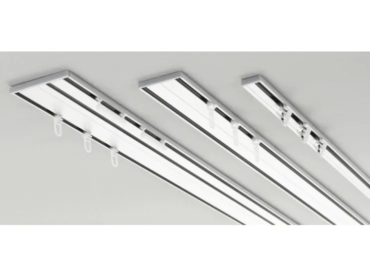 Gardinia Endstück für Aluminium-Vorhangschiene 1-läufig Weiß 2-er Pack* Vorhänge|Gardinenschienen