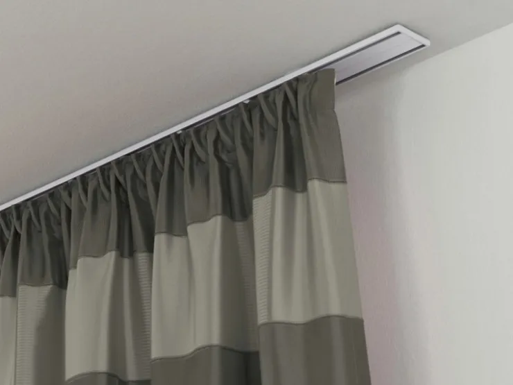 Gardinia Endstück für Aluminium-Vorhangschiene 2-läufig Weiß 2-er Pack* Gardinenschienen