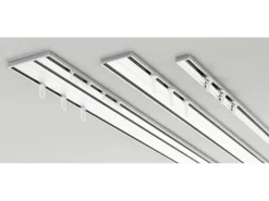 Gardinia Endstück für Aluminium-Vorhangschiene 2-läufig Weiß 2-er Pack* Gardinenschienen
