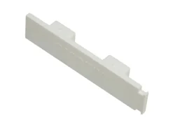 Gardinia Endstück für Vorhangschiene GE2 2-läufig Weiß 2-er Pack