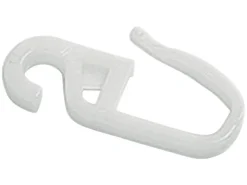 Gardinia Faltenlegehaken POM-Qualität 16 mm Rohweiß 10-er Pack