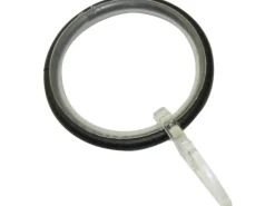Gardinia Gardinenringe mit Gleiteinlage Industrial Home Ø 25 mm Schwarz 10 Stück* Vorhänge|Seilspanngarnituren