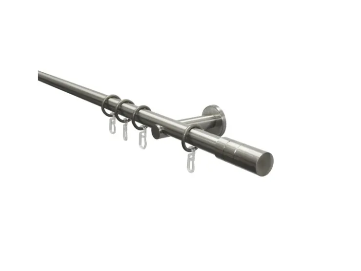 Gardinia Gardinenstangen-Set Zylinder Ø 20 mm optik 200 cm* Vorhänge|Gardinenstangen