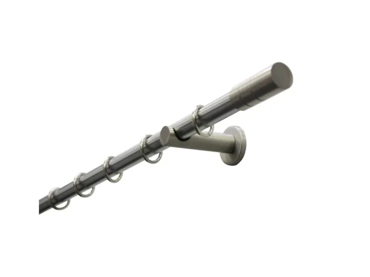 Gardinia Gardinenstangen-Set Zylinder Ø 20 mm optik 200 cm* Vorhänge|Gardinenstangen