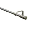 Gardinia Gardinenstangen-Set Zylinder Ø 16/19 mm Edelstahl 120 cm - 210 cm
