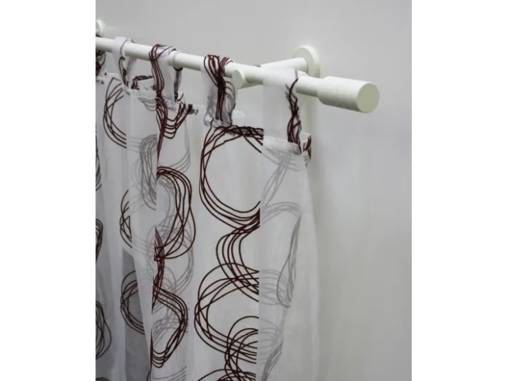 Gardinia Gardinenstangen-Set Elba 1-Lauf Ø 16/19 mm 120 cm - 210 cm* Seilspanngarnituren|Gardinenstangen
