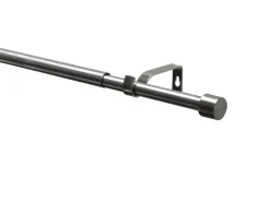 Gardinia Gardinenstangen-Set Kos Ø 16/19 mm Ausziehbar 190-340 cm Edelstahl