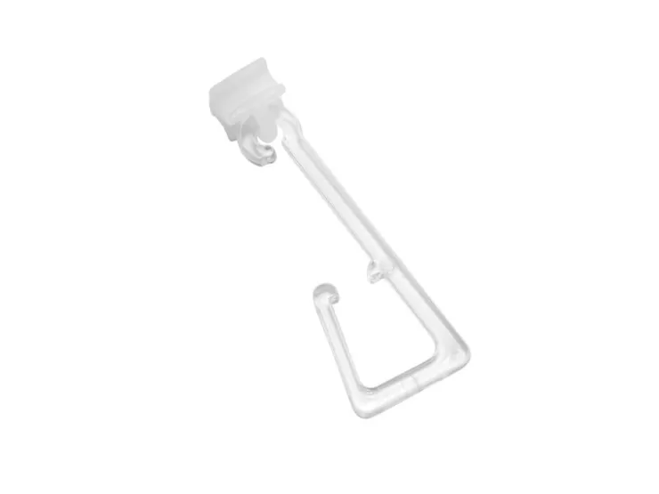 Gardinia Haken für Stoffösen mit X-Gleiter und Rollen Transparent 10-er Pack* Gardinenschienen
