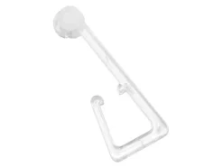 Gardinia Haken für Stoffösen mit X-Gleiter und Rollen Transparent 10-er Pack* Gardinenschienen