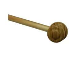 Gardinia Holz-Vitragestange Montana Ø 11 mm Kiefer/Natur 120 cm* Vorhänge|Gardinenstangen