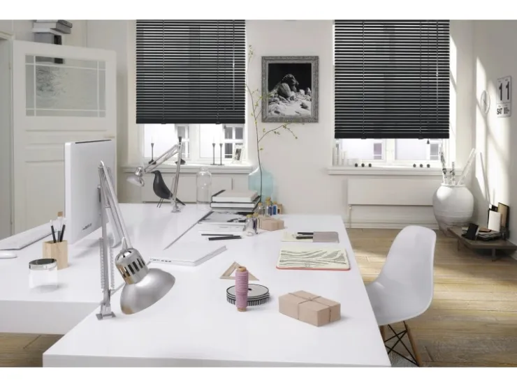 Gardinia Jalousie Aluminium 70 cm x 175 cm Schwarz* Jalousien