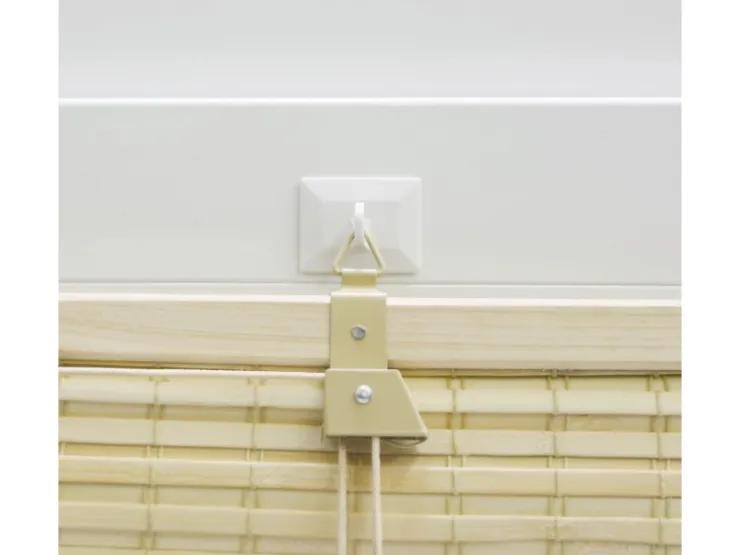 Gardinia Klebehaken Fensterflügel für Deko oder Bambus-Rollo* Raffrollos