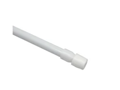 Gardinia Klemmstange Ø 6/8 mm Weiß 90 cm - 120 cm 2-er Pack* Gardinenstangen
