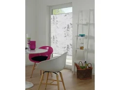 Gardinia Plissee Bella Blätter 80 cm x 130 cm Weiß* Plissees