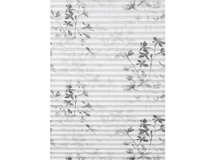 Gardinia Plissee Bella Blätter 60 cm x 130 cm Weiß* Raffrollos|Plissees