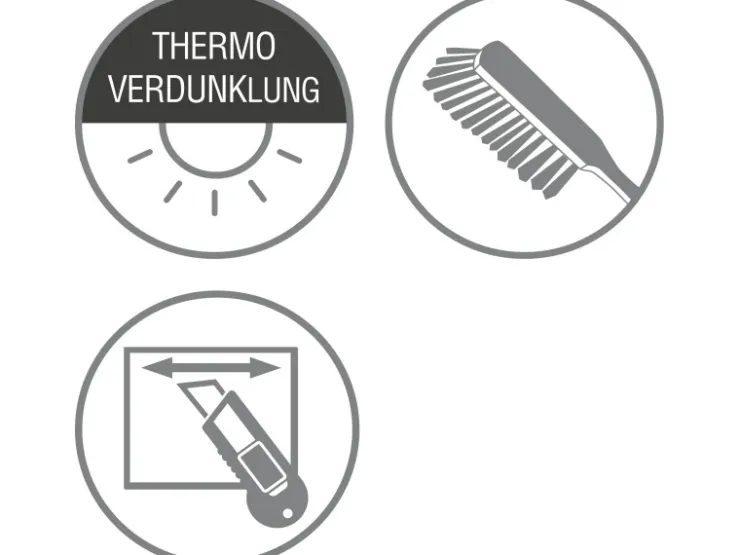 Gardinia Plissee Concept Thermo 40 cm x 130 cm