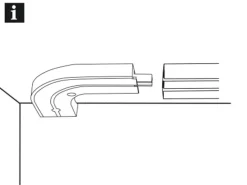 Gardinia Rundbogen 1-läufig GE1 mit Endstücken Weiß 13,5 cm x 13,5 cm 2-er Pack* Vorhänge|Gardinenschienen