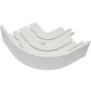 Gardinia Rundbogen P2Ü Weiß 13,5 cm x 13,5 cm 2-er Pack