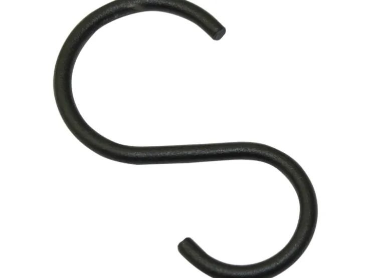 Gardinia S - Haken Industrial Home Ø 25 mm Schwarz 10 Stück