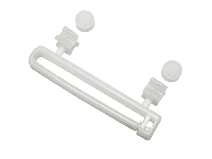 Gardinia Schlaufengleiter mit X-Gleitern und Rollen Weiß 10-er Pack