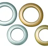 Gardinia Stoffösen Silber matt 4,6 cm x 2,8 cm 10-er Pack* Seilspanngarnituren